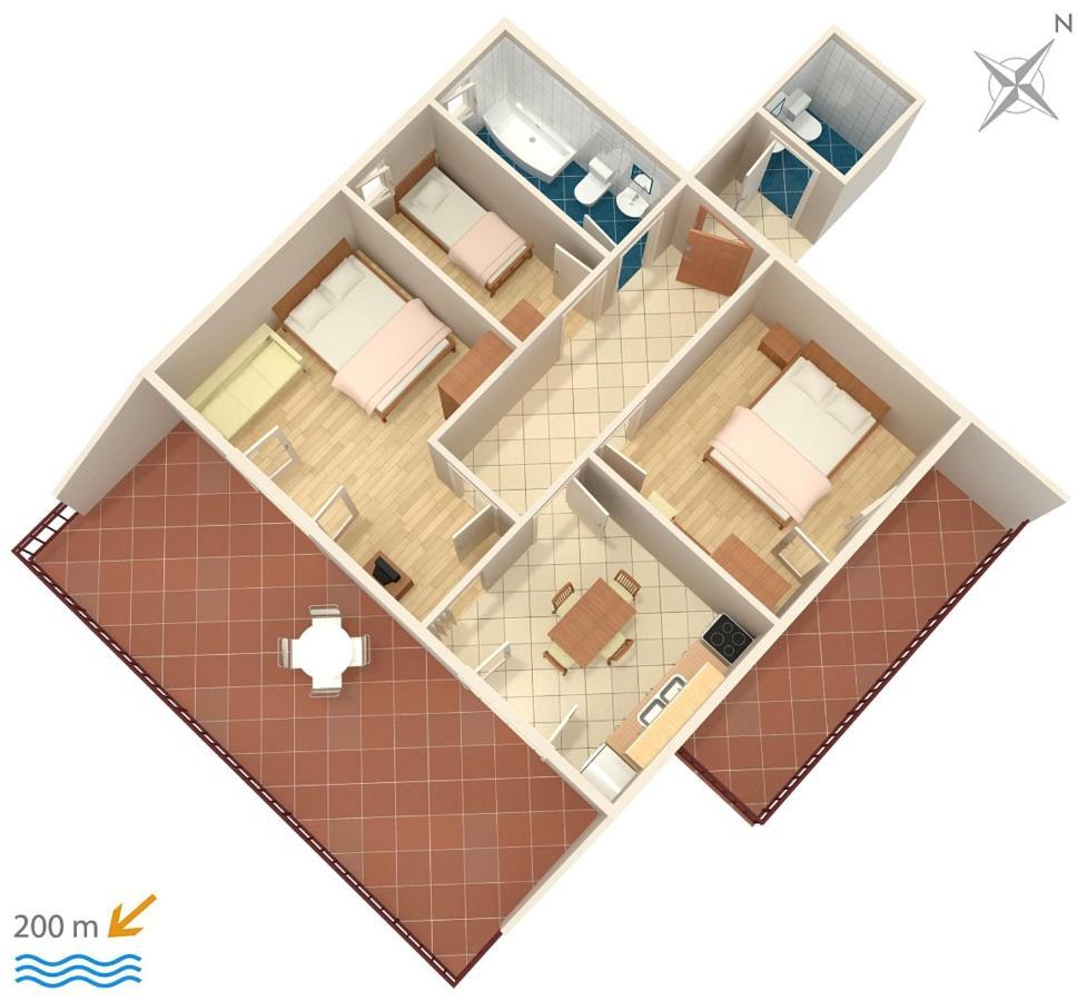 Apartments With A Parking Space Srima - Vodice, Vodice - 6099 מראה חיצוני תמונה
